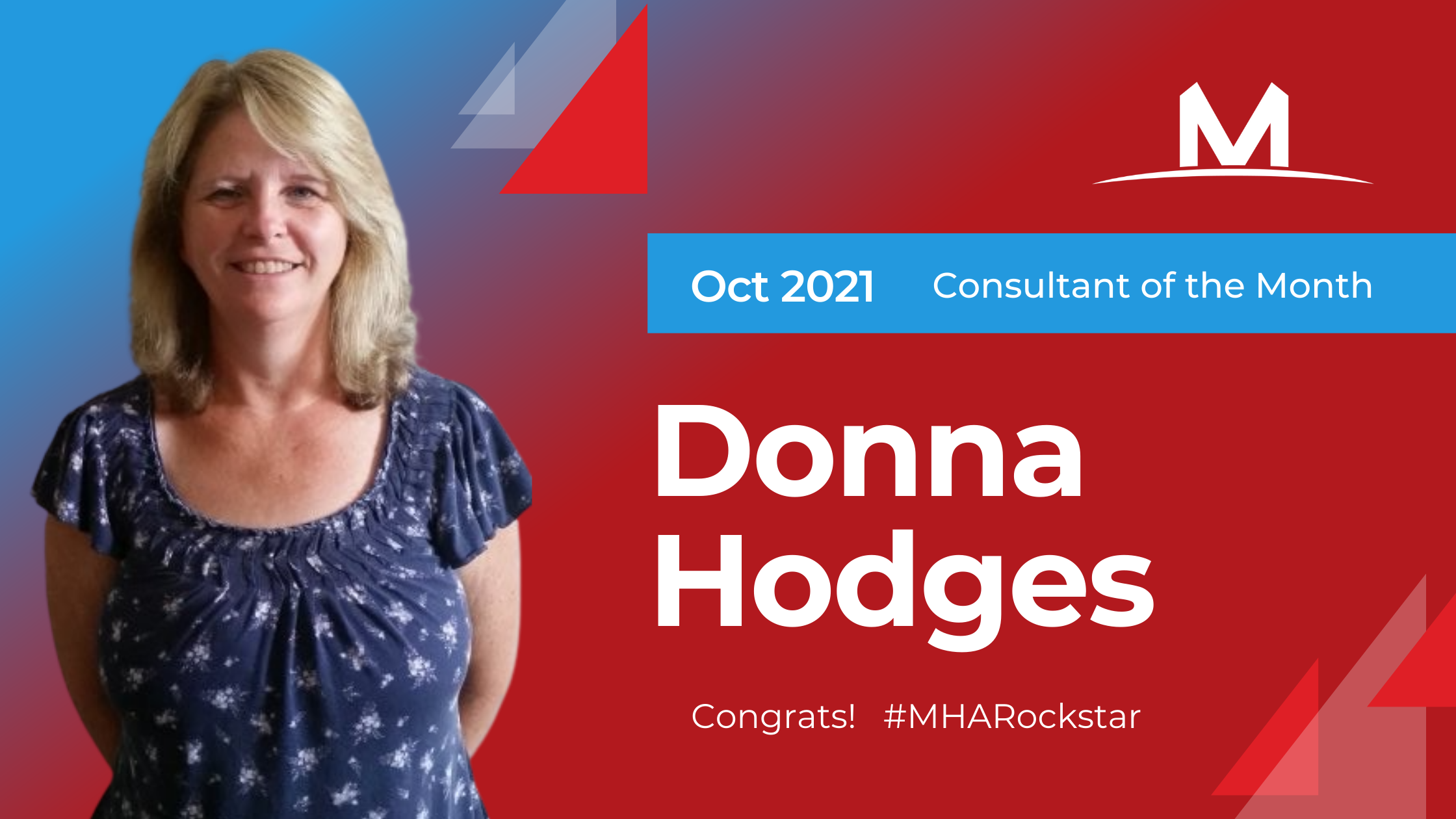 Consultant of the Month Donna Hodges Maxwell HCA
